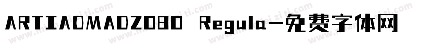 ARTIAOMADZ080 Regula字体转换